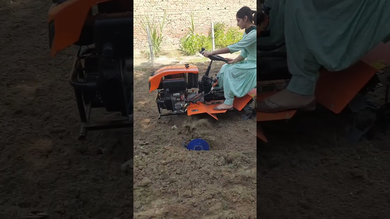 12hp Diesel 4x4 Kama Engine Power Tiller live Demo | 4x4 Power #weeder demo | #4wd Mini Tractor |