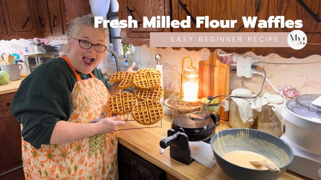 Fresh Milled Flour Waffles | Turning Our Favorite Homemade Waffles into FMF