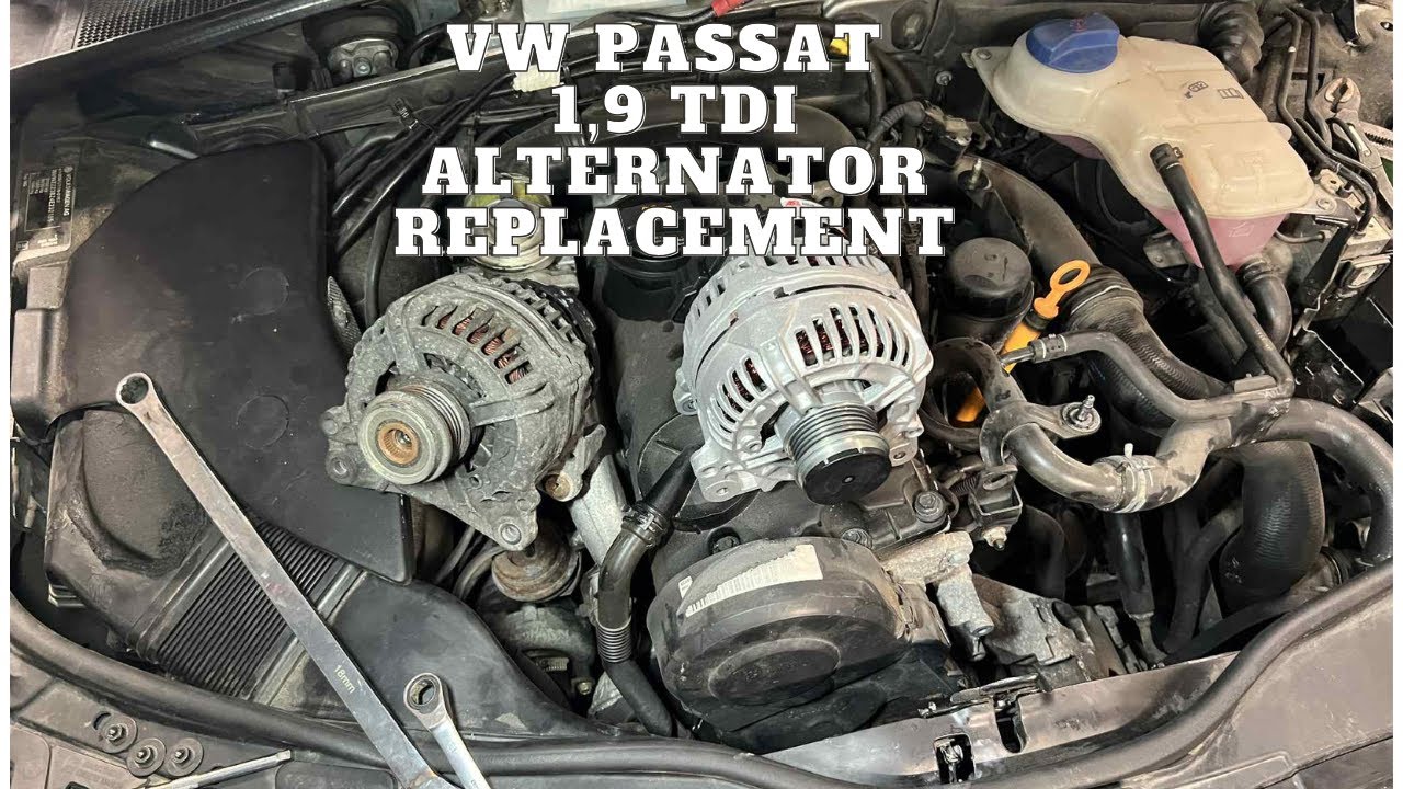 VW Passat 1,9 TDI Alternator Replacement