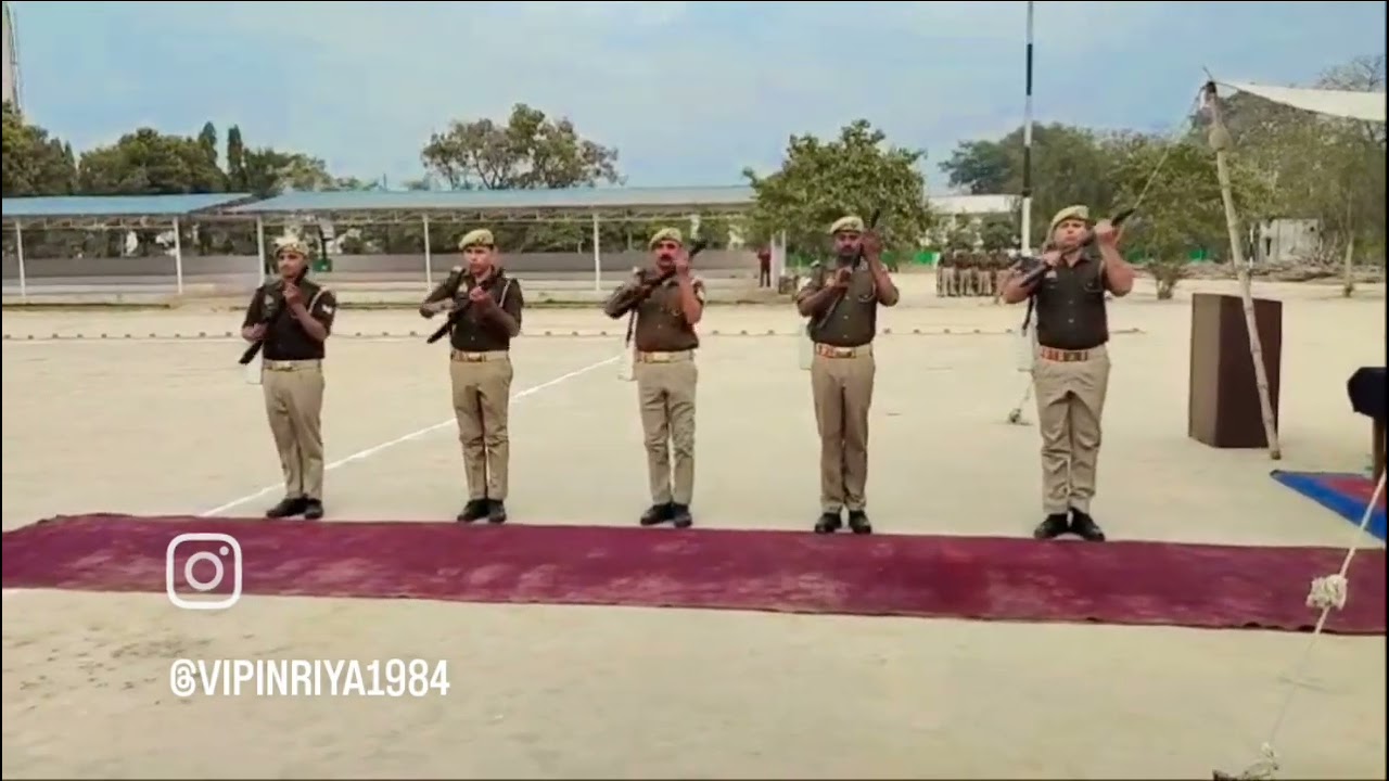 Tear Gas Gun firing Practice 