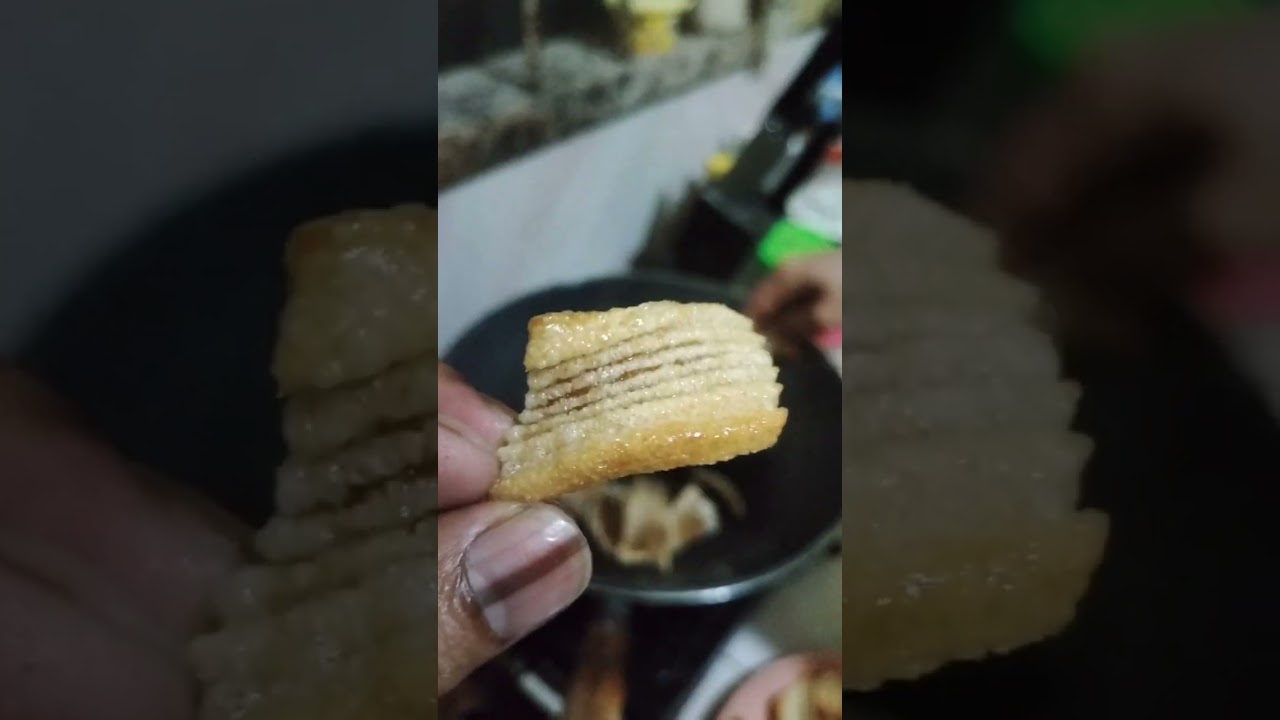 Cooking Instant Shrimp Crackers