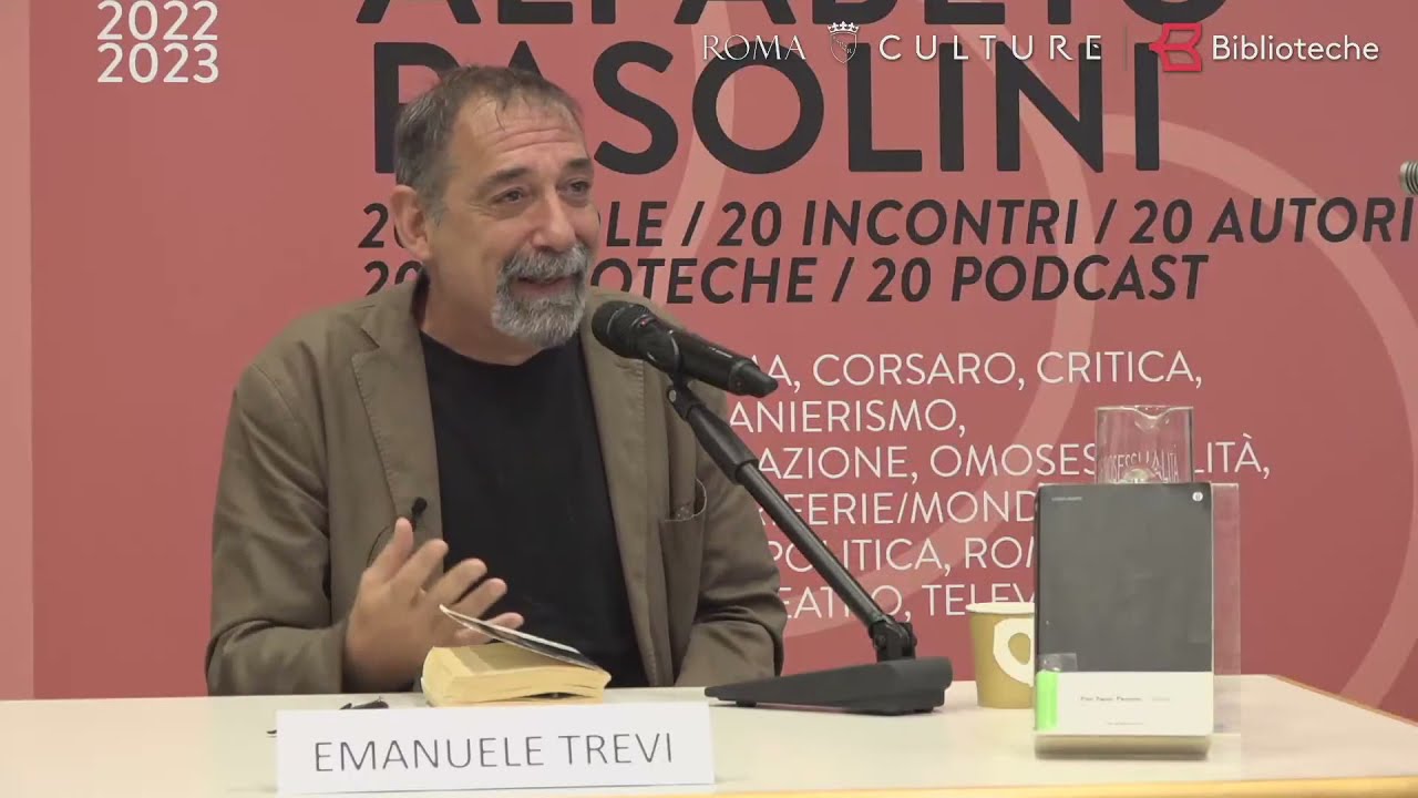 Alfabeto Pasolini. Petrolio con Emanuele Trevi