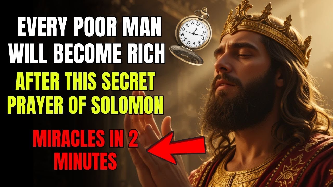 ✅ Solomon's SECRET Prayer is Shocking the World | Miracles in Record Time