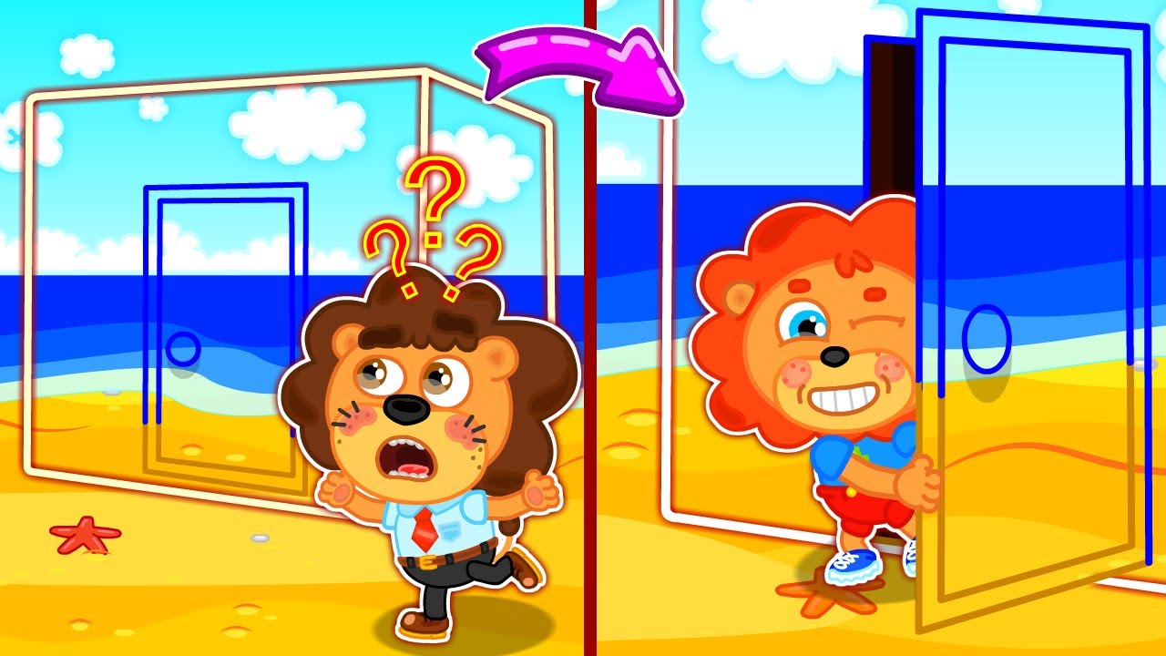 LeonCito | ¿Dónde estás? | Camuflaje extremo al escondite | Dibujos animados | Video Para Niños