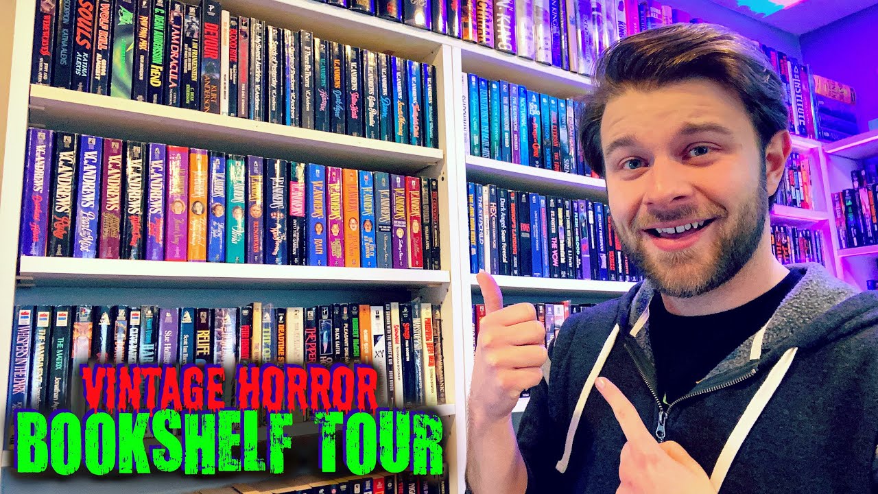 Vintage Horror BOOKSHELF TOUR (Pt. 1) // 2021