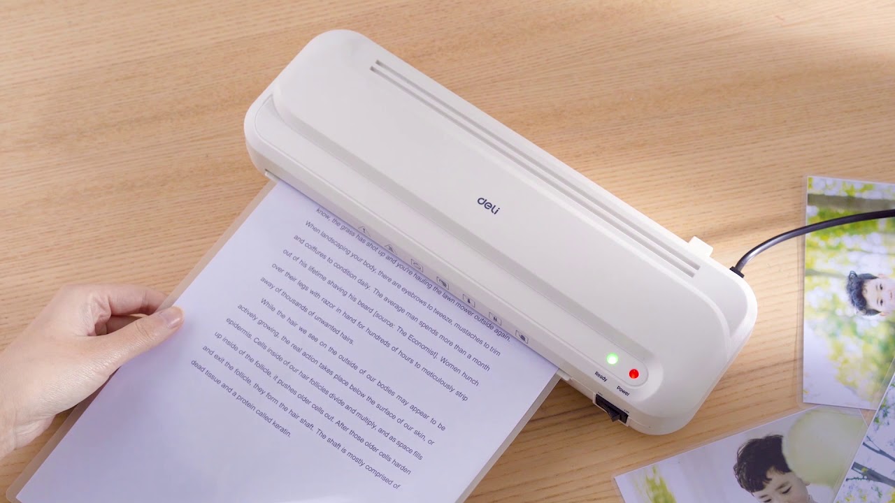 Deli Product |  E2132 | Laminator Operation Video