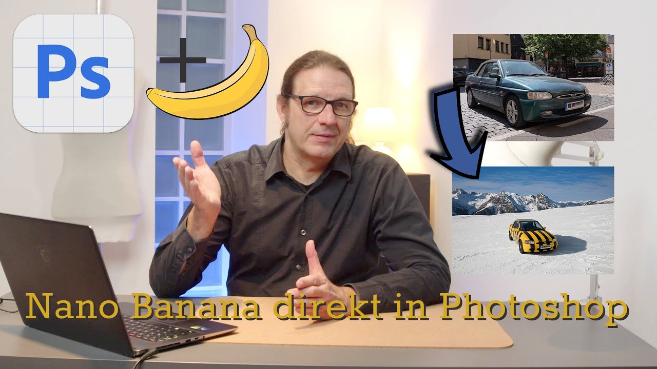 Nano Banana direkt in Adobe Photoshop Beta - KI trifft KI