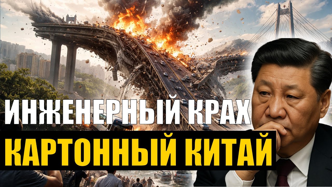 ОБВАЛ ЗА ОБВАЛОМ: в Китае начали разрушаться новые мосты и туннели — ВСЕ обвиняют коррупцию?