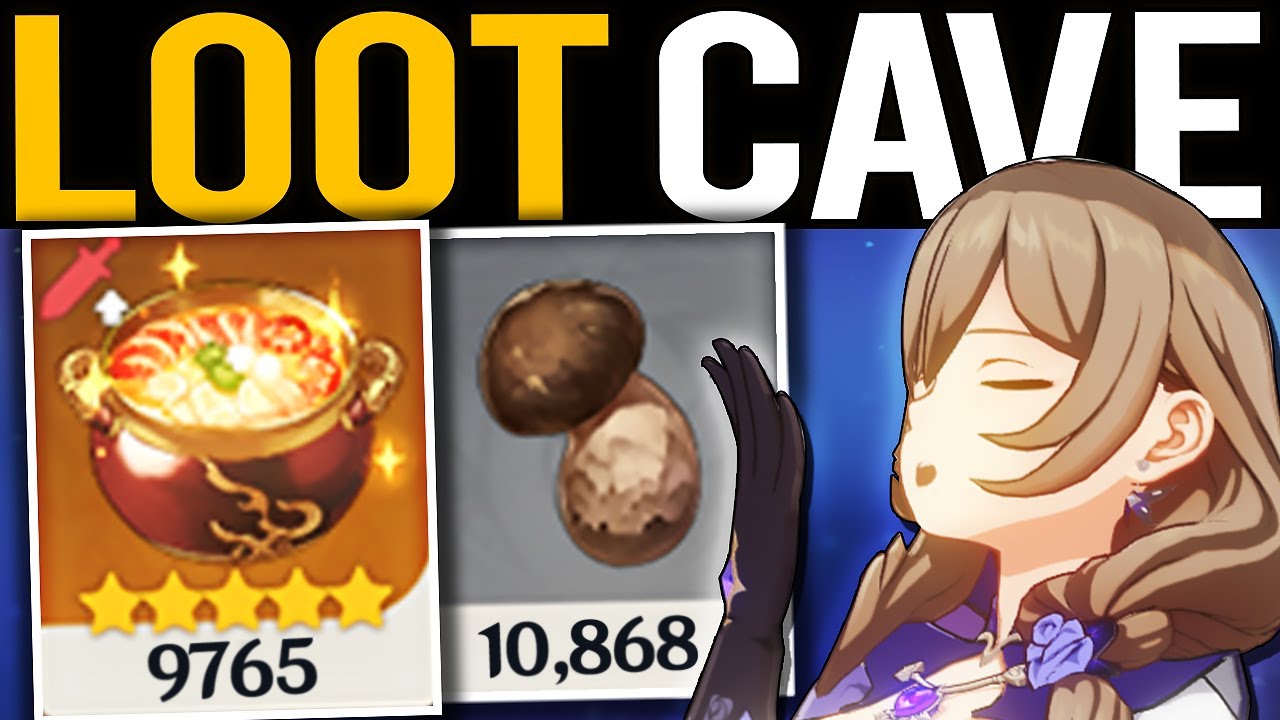 LOOT CAVE FARM! UNLIMITED FARMING! - Genshin Impact