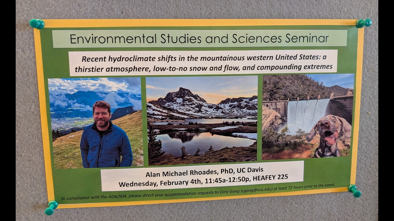 Recent hydroclimatic shifts in the mountainous western United States