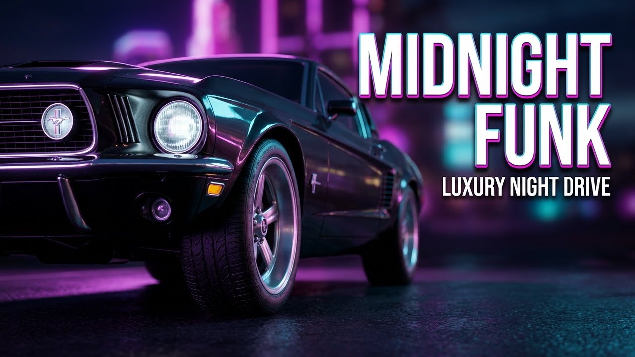 Midnight Funk Drive 🏎️ | Luxury Night Groove, Neon City & Smooth Funk Playlist