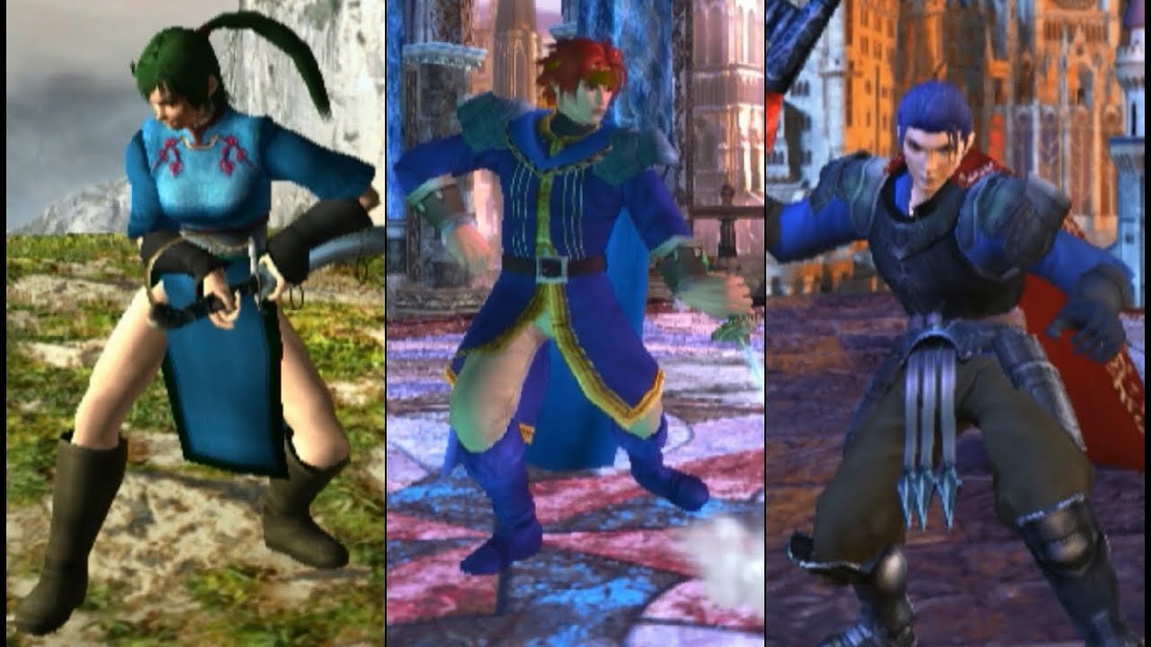 Soul Calibur III - Fire Emblem (Rekka no Ken) Weapon Exhibitions