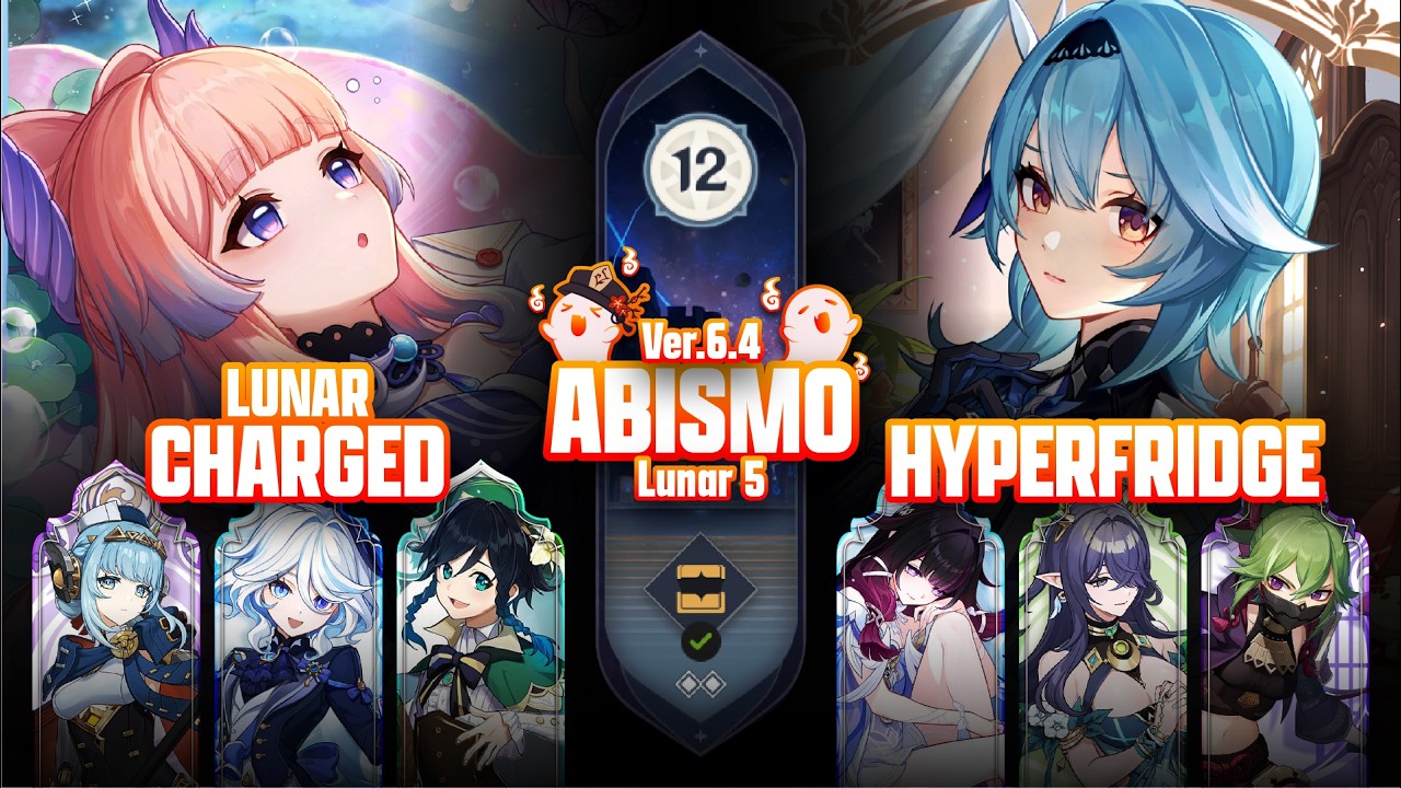 C0 KOKOMI LUNAR-CHARGED & C1 EULA HYPERFRIDGE | SPIRAL ABYSS 6.4 FLOOR 12 | GENSHIN IMPACT