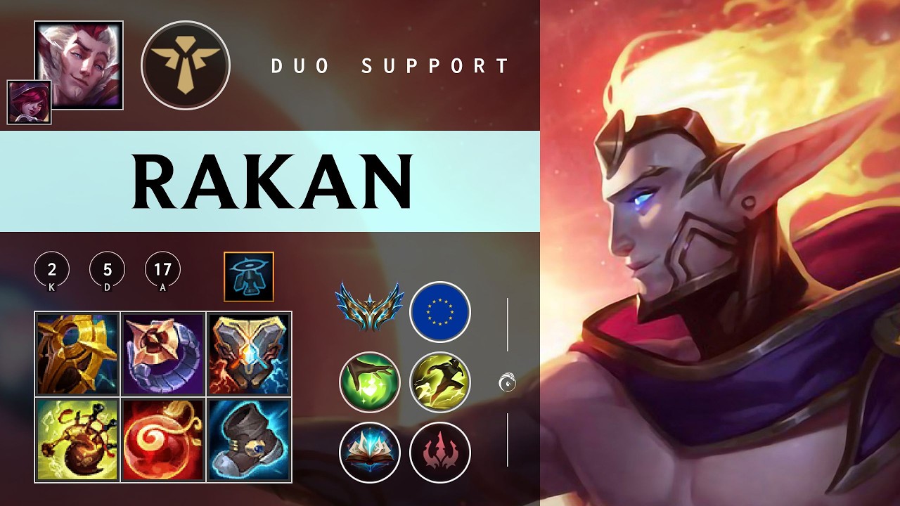 Rakan Support vs Lulu - EUW Challenger Patch 26.03