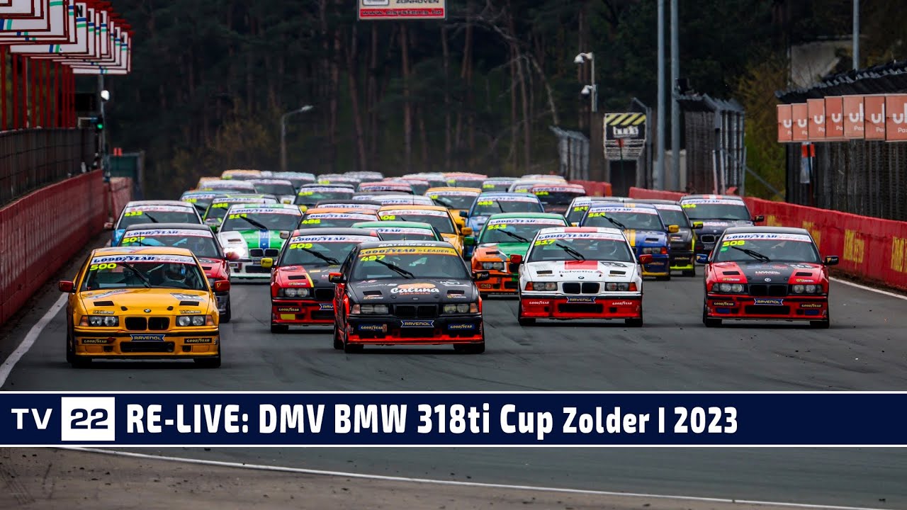 MOTOR TV22: RE-LIVE BMW 318ti Cup Rennen 1 Zolder 2023 | DMV Goodyear Racing Days