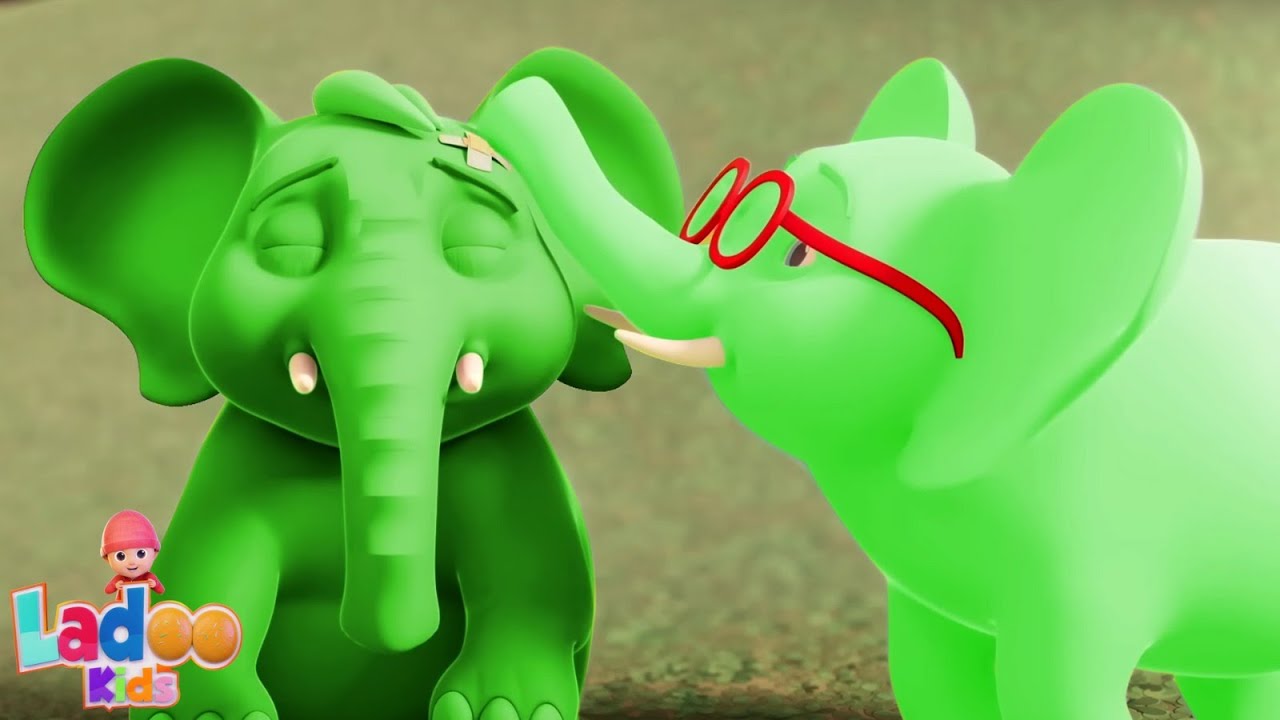 Ek Mota Hathi, एक मोटा हाथी, Hindi Rhymes and Kids Poem by Ladoo Kids