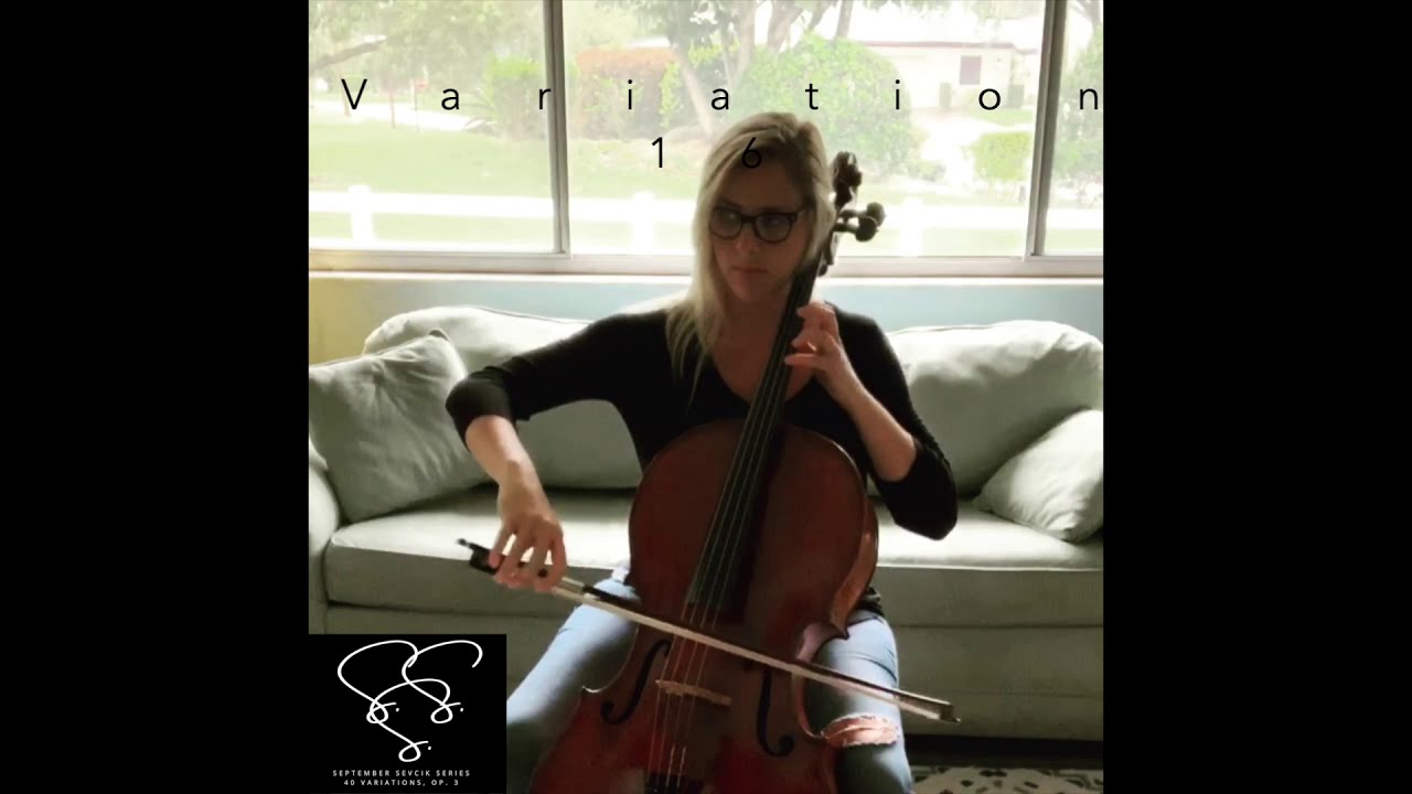 Improve Cello Bowing Technique! Sevcik Op. 3, 40 Variations - Variation 16
