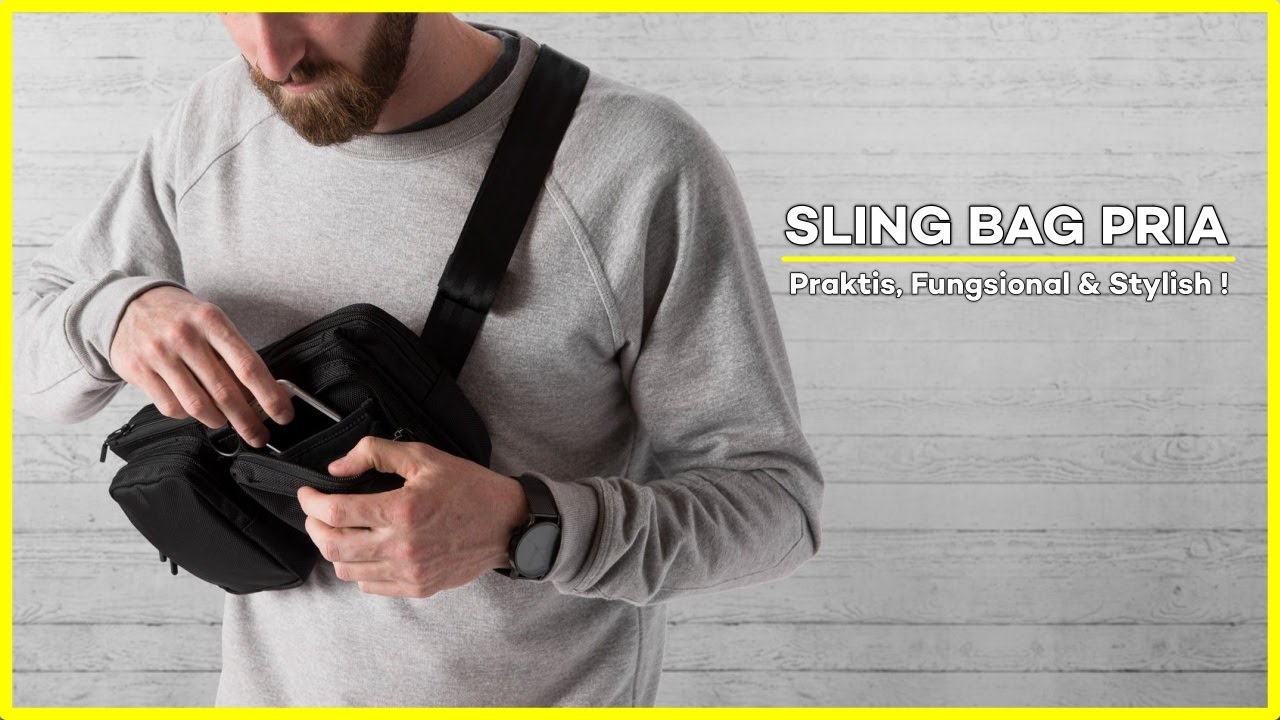 10 SLING BAG TERBAIK BUAT PRIA | Tas Selempang Praktis, Fungsional & Stylish!