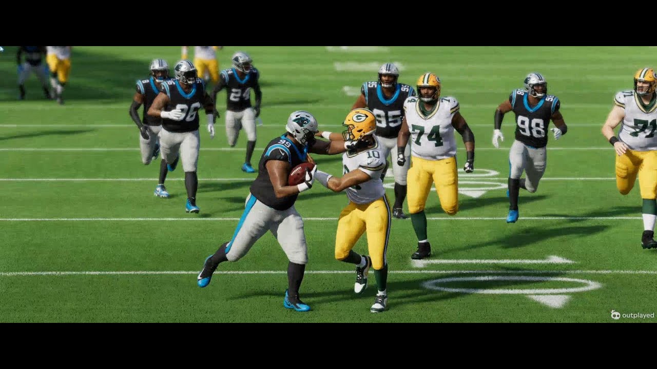Green Bay Packers vs. Carolina Panthers NFL Game Highlights I Madden NFL 24