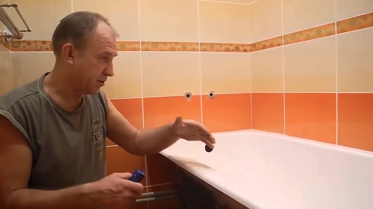 Установка чугунной ванны, часть 1