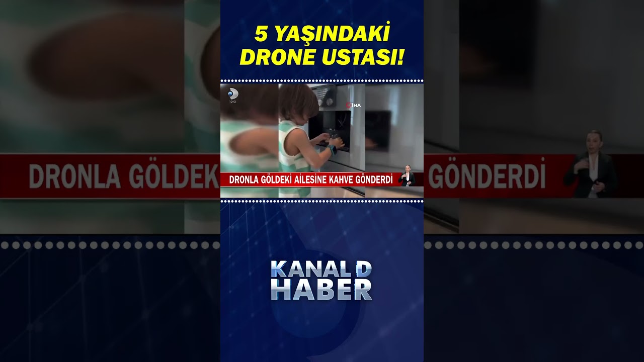 Kenan Sofuoğlu'nun 5 Yaşındaki Oğlu Zayn, Bu Kez Dron Operat&ouml;r&uuml; Oldu! Kahve Servisi Yaptı...