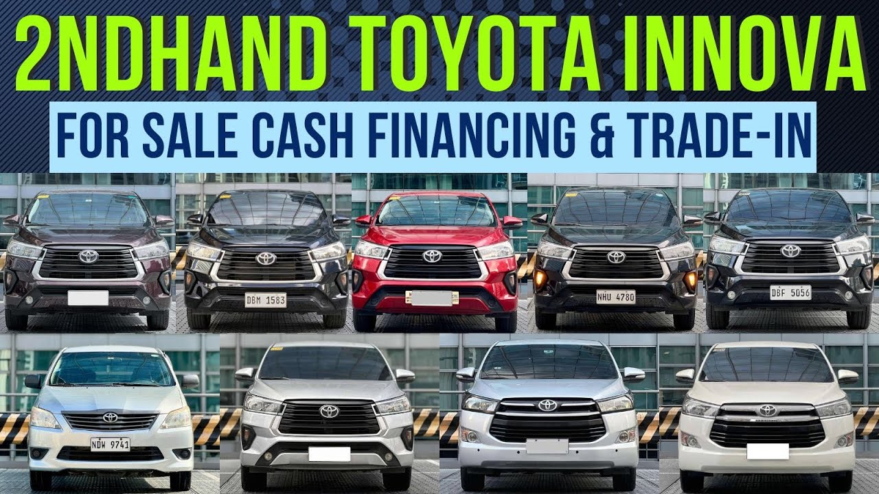Best Secondhand Toyota Innova For Sale Philippines | 2ndhand Toyota Cars in Manila