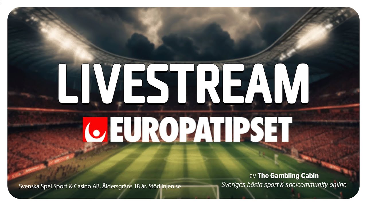 Europatipset 4.5 Miljoner Jackpot | Watchalong med Adam & Liss