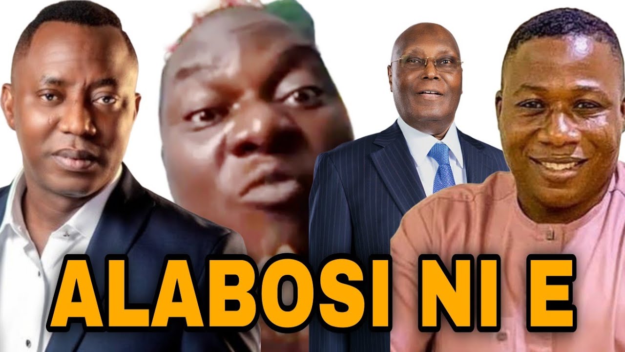 ALABOSI NI E !! OMOLUKA FESI SI ORO TI OMOYELE  SOWORE SO SI CHIEF SUNDAY IGBOHO .