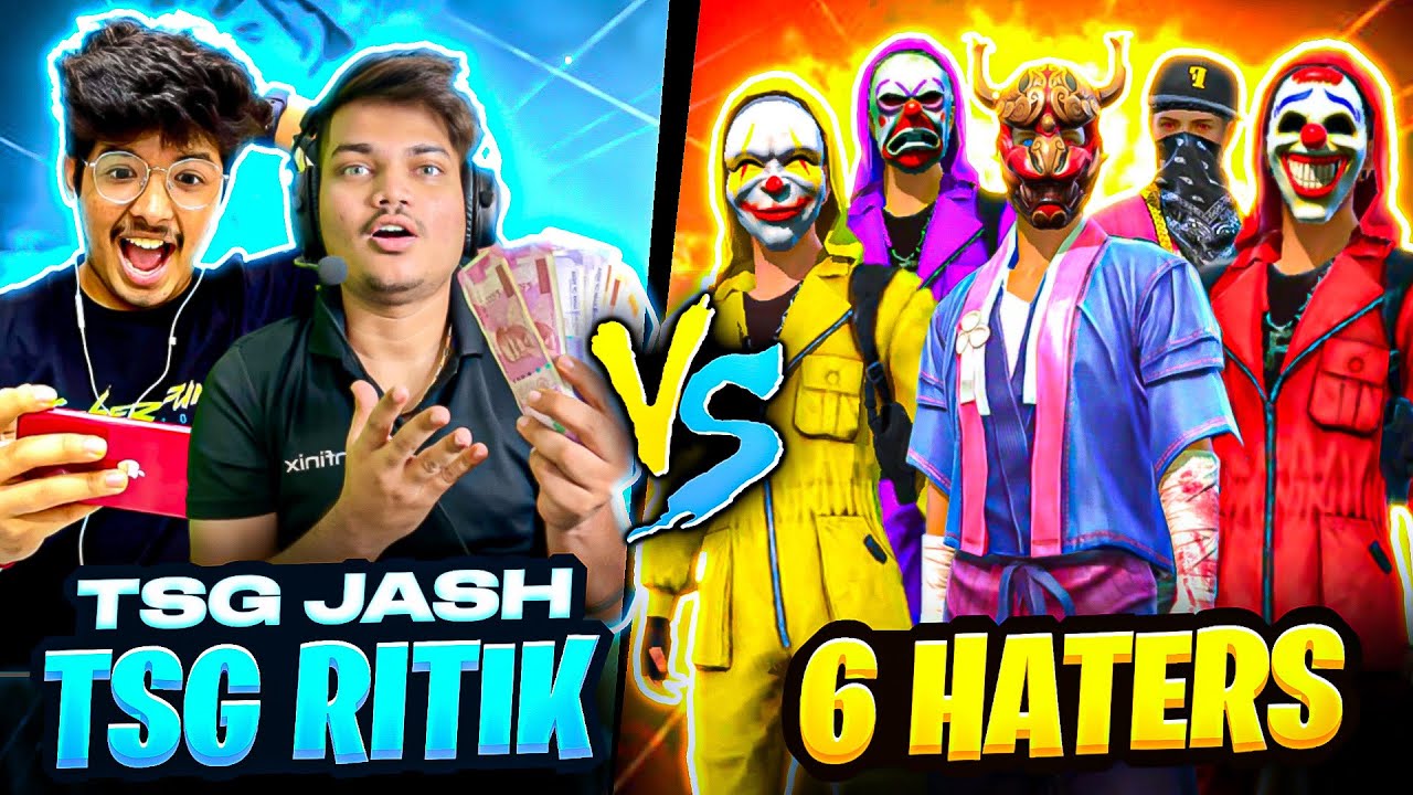 RITIK & JASH Vs HATERS 🤬 -THEY CHALLENGED US || FIRST ELITE & HIPHOP Vs CRIMINALS -GARENA FREEFIRE