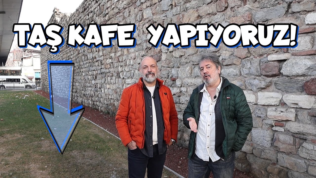 TAŞ EV BİTTİ TAŞ KAFE YAPIYORUZ!  Taş Kafeli  Üstadlarımız İlk Duvarı Dikti Bile!