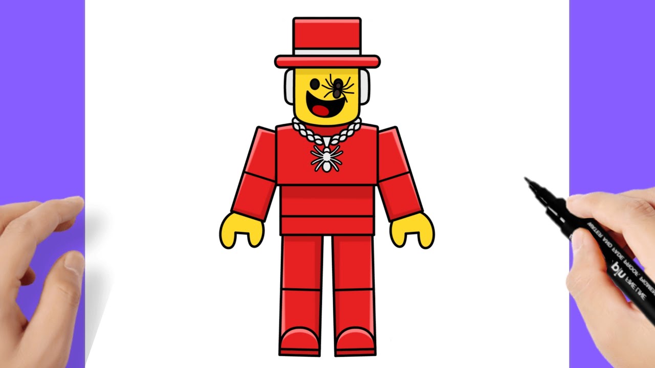 Como desenhar o Sammy do Roblox