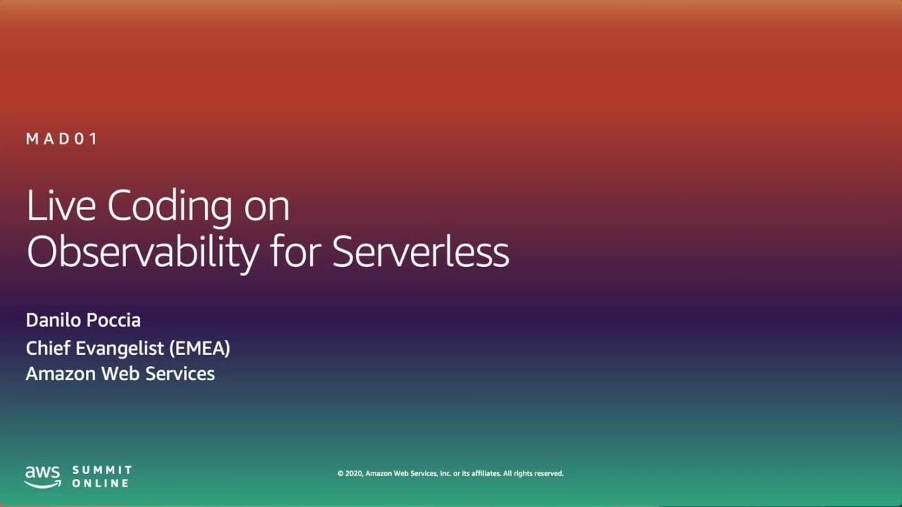 I Want to Read and Write Code - Live Coding on Observability for Serverless (Level 400)