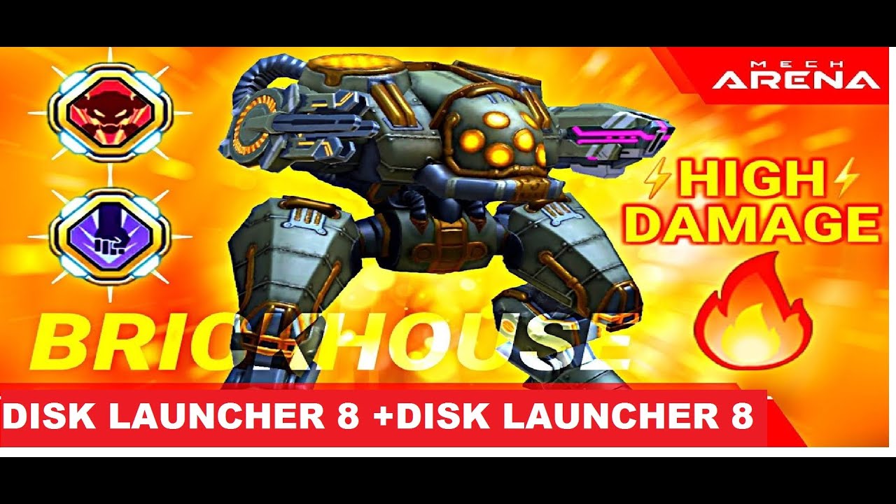 POWER HOUSE IS NOW WITH DISK LAUNCHERS ||MECH ARENA|| GAMING WITH SHAURYA