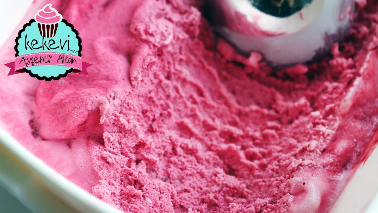 Gurme Vişneli Dondurma Tarifi 🍨 İddia Ediyorum böylesini zor bulursunuz! | Ayşenur Altan