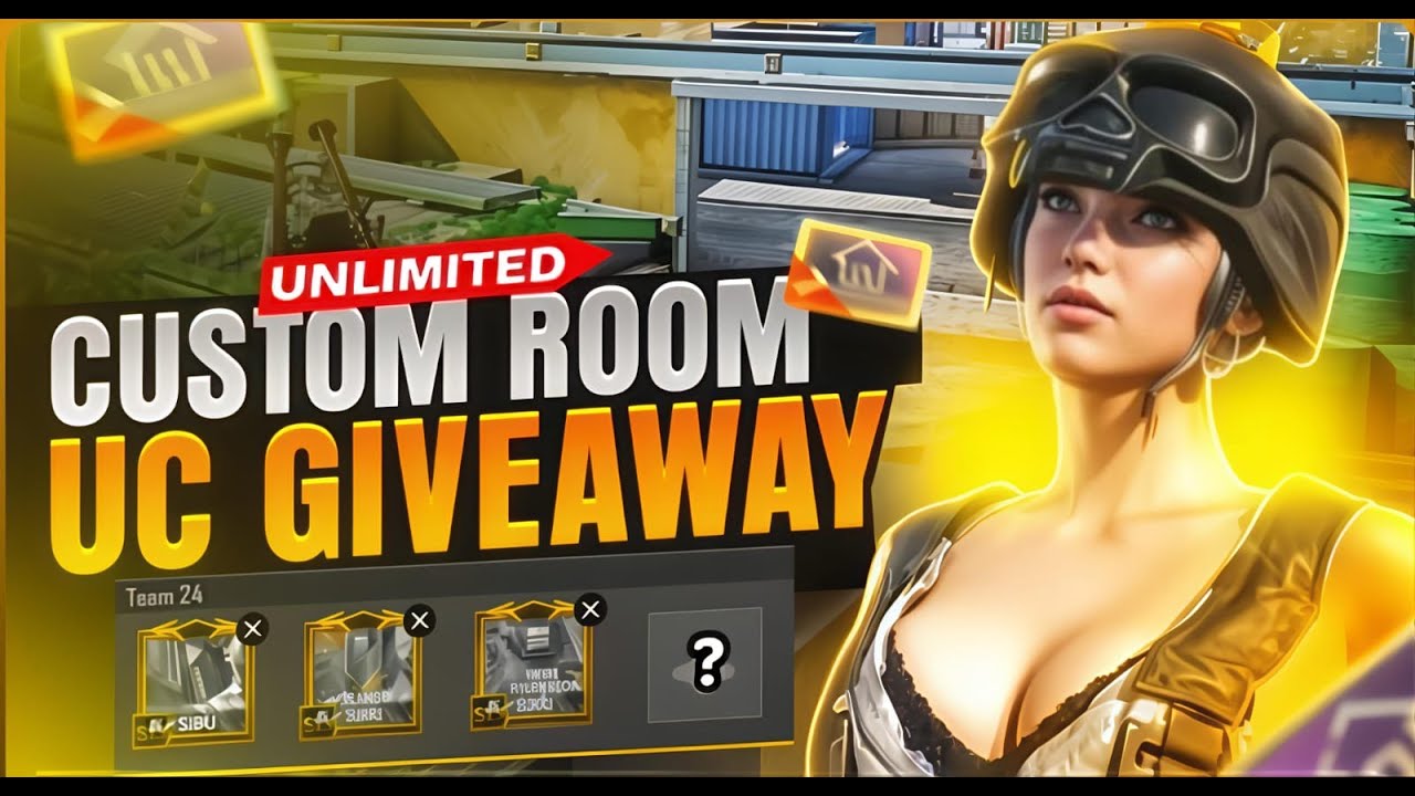 BGMI Live 🔥 Unlimited Custom |Room 1v1 with subscriber