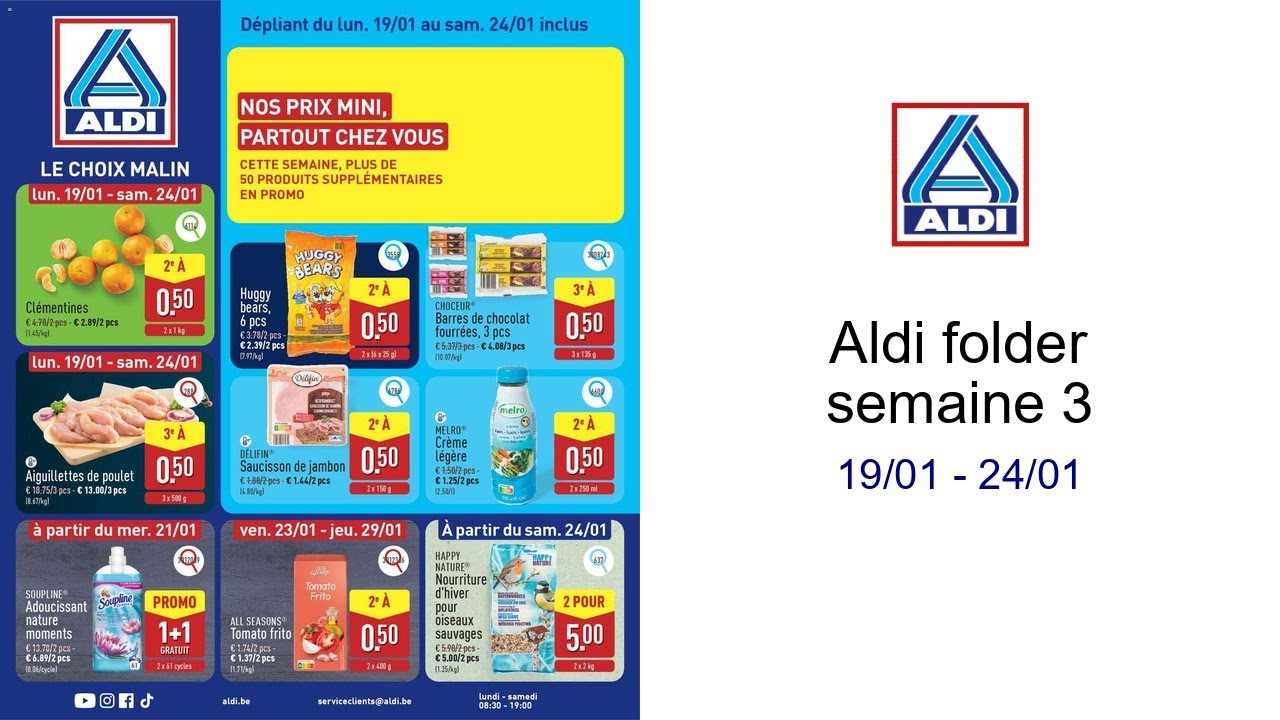 Aldi folder semaine 3 19/01 - 24/01