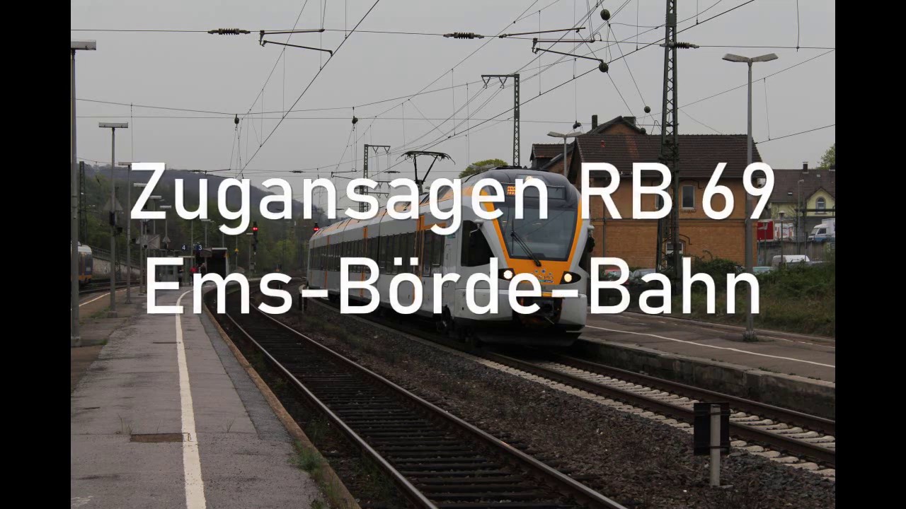 [ Eurobahn ] Ansagen des RB 69 ( Ems-Börde-Bahn )