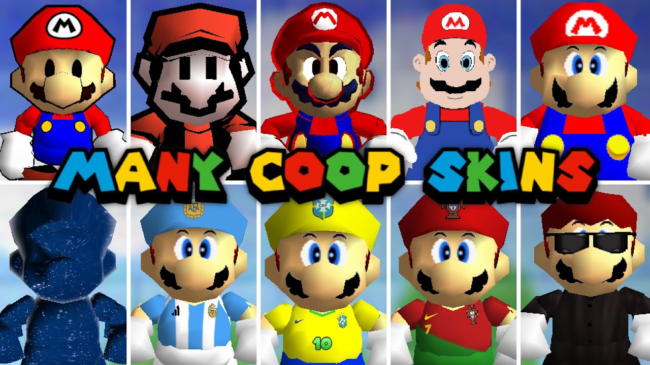 Super Mario 64 PC Port - Character Select: Many Coop Skins #2