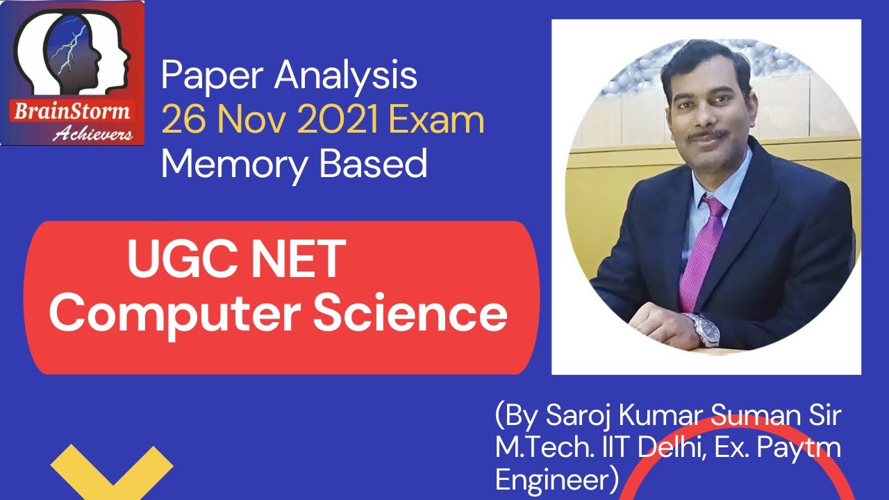 UGC NET Computer Science 2021 Paper Discussion