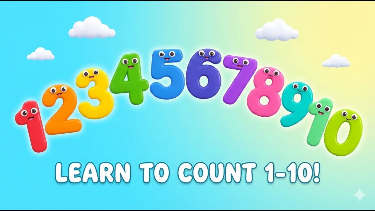 1 से 10 गिनती गीत 🔢 | Hindi Counting Song for Kids | Learn Numbers