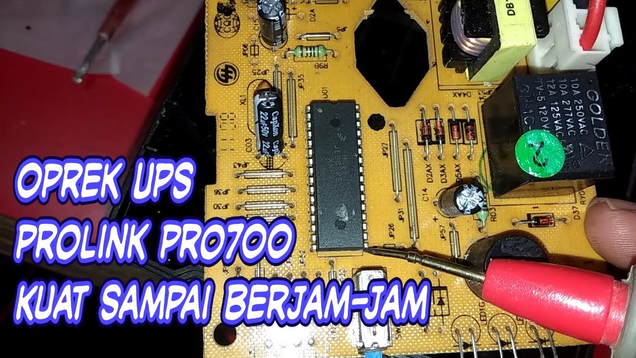 Oprek UPS Prolink PRO700 agar kuat berjam-jam