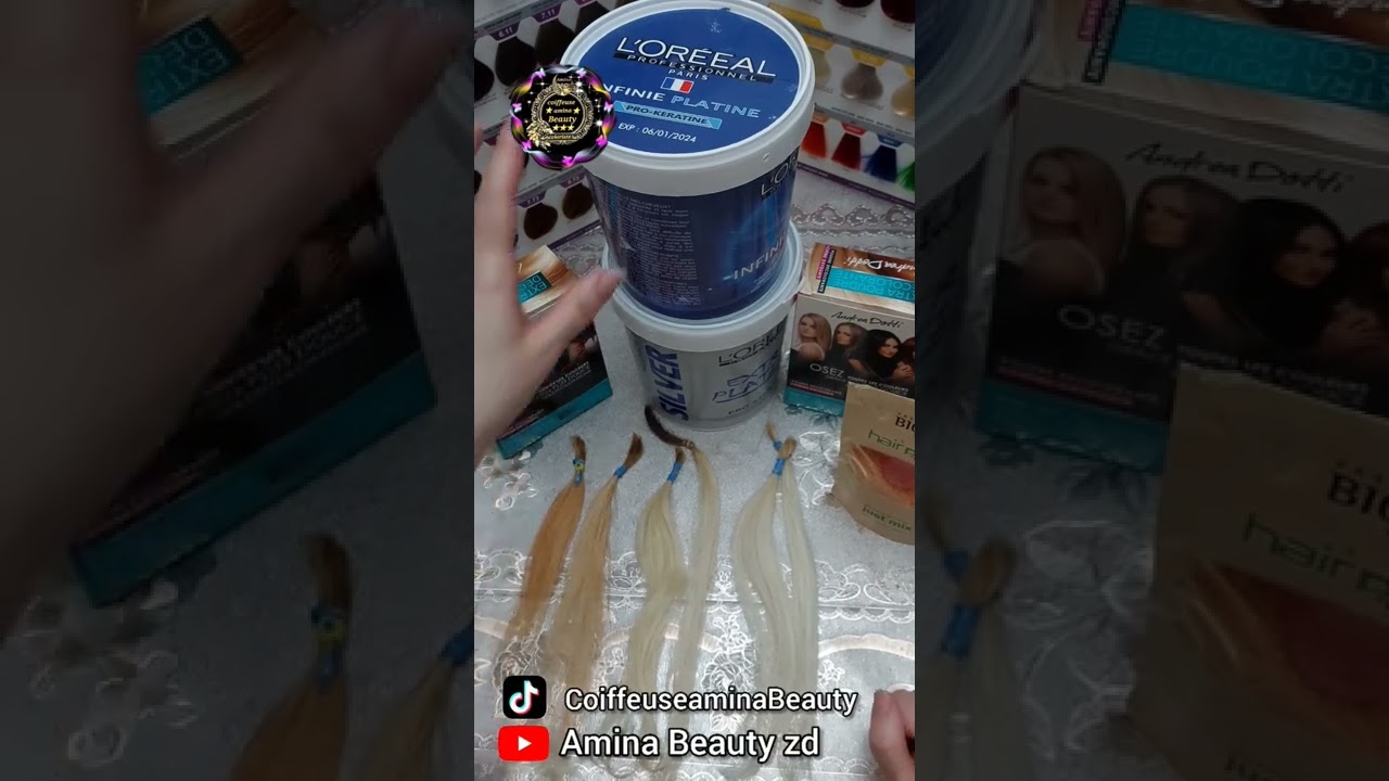 تحبي تصبغي لبلاتين وتخافي من ديكاباج 🤔اليك الحل سيدتي 💃من اليوم تصبغي ألوان الفاتحة وعينيك مغمضين 📢