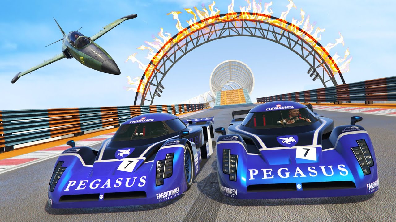 GTA 5 Online - NEW EPIC CUNNING STUNTS DLC STUNT RACES!! (GTA 5 DLC Gameplay)