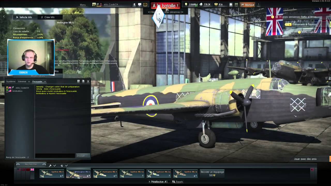 [FR/CH] CookiCH sur War Thunder !