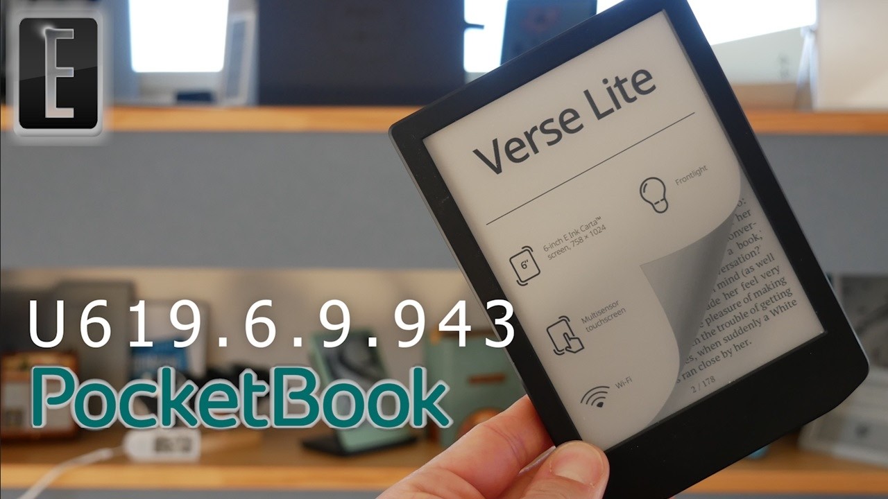 Обновление Pocketbook Verse Lite, февраль 2026 г., U619.6.9.943