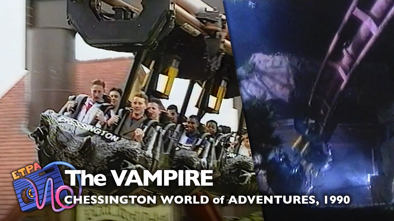 The Vampire, Chessington — 1990 Promo Footage (Original Trains)