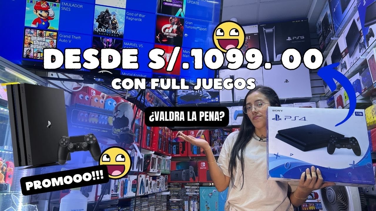 PlayStation 4 Flasheada 2024 FULL JUEGOS VALE LA PENA ?