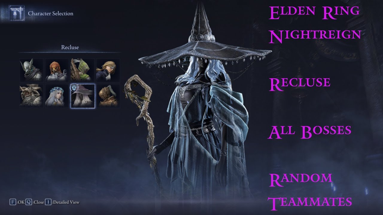 Elden Ring: Nightreign - Recluse - All Nightlords - Random Teammates
