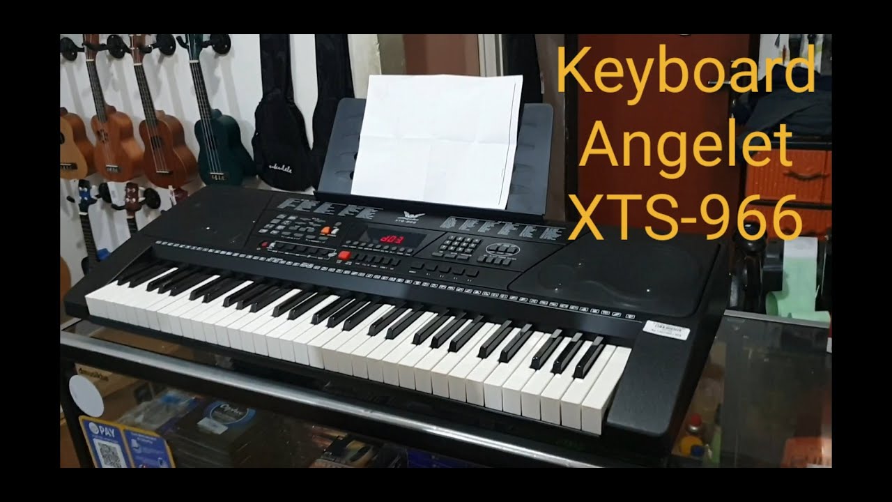 Keyboard Pemula Harga Terjangkau Angelet XTS-966 Red Musik Bali