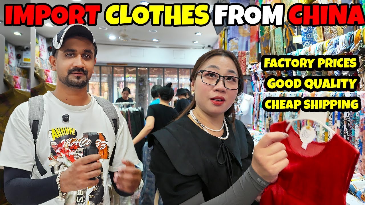 Exploring China’s Biggest Silk Market | How to Import from China to Pakistan! 🇨🇳✨